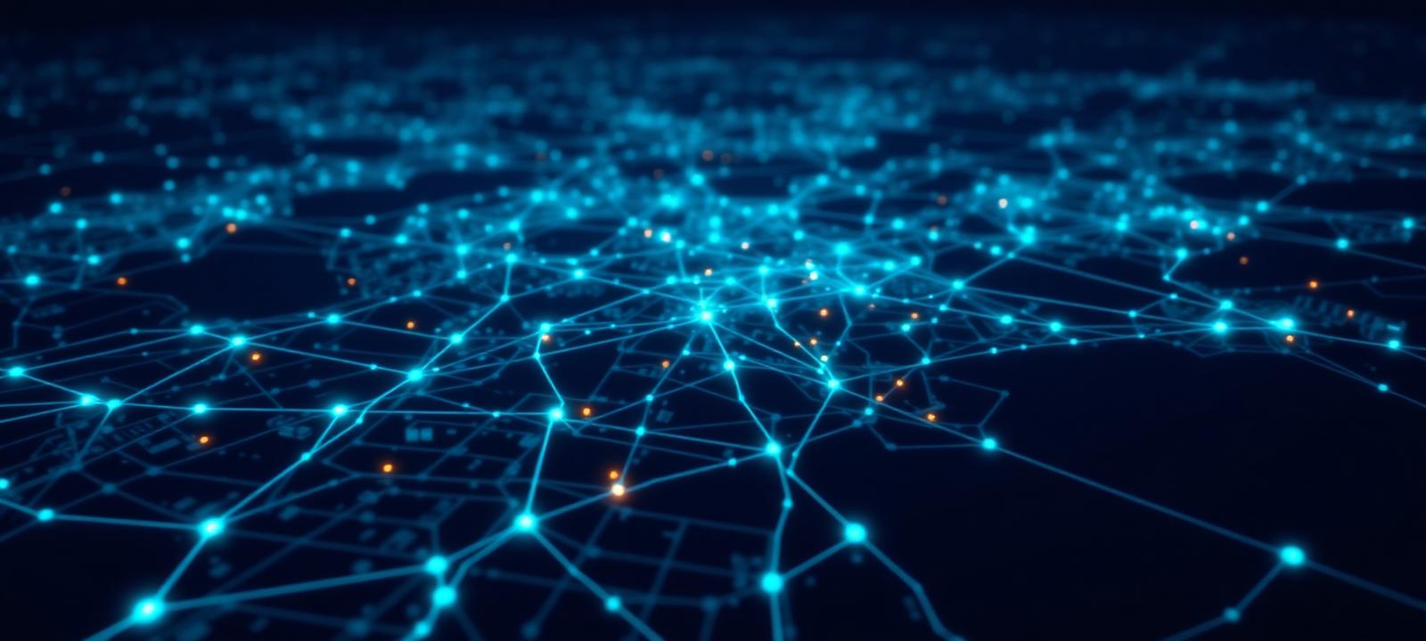 Stylized metropolitan network topology map